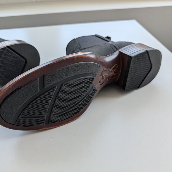 Ariat Men’s Booker Chelsea Round Toe Western Boot - Size 9 Wide (EE) - Den Black - Picture 2 of 7